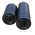 Zware impact rubberen ringen transportrol